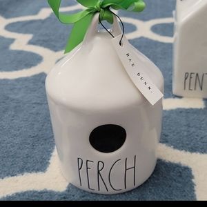 Rae Dunn Perch bird house